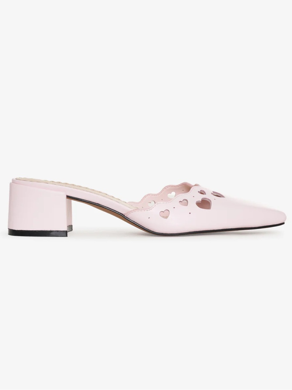JULIETTE HEART CUTOUT MULES (8) - Picture 7 of 13